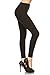 Yoga Solid Leggings (LYX128-BLACK)