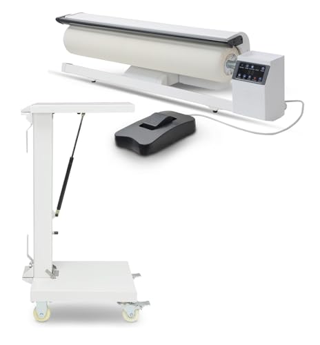 Rotary Roller Steam Press Iron, Hotel Linen Ironing Machine With Continuous Steam. For Bed Sheet,Pillowslip,Napkin,Tablecloth And Almost Any Flat Appropriately Sized Textile(with Stand)