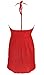 COSWE Women's Halter Sexy Lingerie Babydoll with G-string