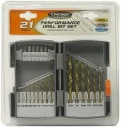 Click Here to See More Images Drill Bit 21Pc Set-3Pack