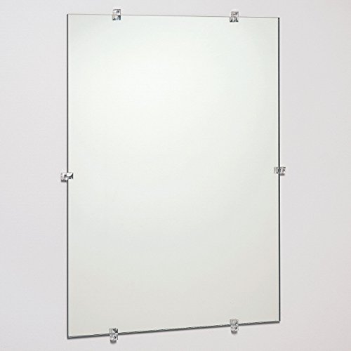 See All Industries Frameless Mirror, Glass, 12x181/4 In