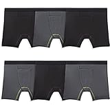 Fruit Of The Loom 360 Stretch Coolsoft Mens 4 Pack Boxer Briefs Stc4bb1j, Color: Black Gray
