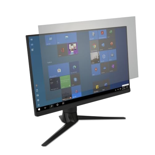 Kensington Blendschutz- und Blaulichtfilter fuer Monitore 24 Zoll, 16:9, Fuer mehr Bildklarheit, Mit antimikrobieller Beschichtung, Fuer Entlastung der Augen, Inkl. Reinigungstuch, 627558