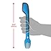 Morsel Spork & Spoon (Blue, Spork)
