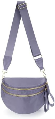 Amazon.com | Nylon Crossbody Bags Bum Bag for Women Large Sling