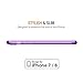 Shamo's Crystal Shock Absorption TPU Rubber Gel Case Compatible with iPhone SE 2022 (3rd Generation), iPhone SE 2020 (2nd Generation) iPhone 8 and iPhone 7 (Purple)