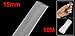Uxcell Ratio 2:1 Polyolefin Heat Shrinkable Tube, 10 m, 32.8', 15 mm Diameter, Clear
