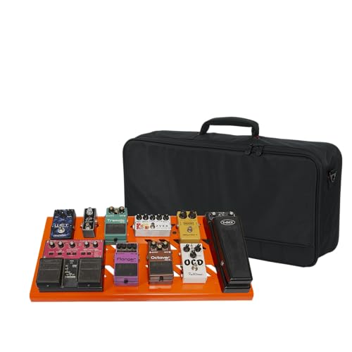 Gator Aluminium-Pedalboard orange, mit Tasche (GPB-BAK-OR)