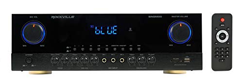 Rockville SingMix 5 2000w Home Theater Receiver w/Bluetooth/Echo/Mic inputs