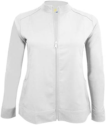 Natural Uniforms Women's Ultra Soft Front Zip Warm-Up Scrub Jacket