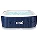 Goplus 4-6 Person Portable Outdoor Spa, Inflatable Hot Tub, Jets Bubble Massage Relaxing Massage Pool with Digital Control Panel, Removable Filter, Heating Function (6-Person)