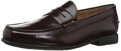 Nunn Bush Men Drexel Penny Loafer with KORE Comfort Technology, Burgundy, 9.5 M…