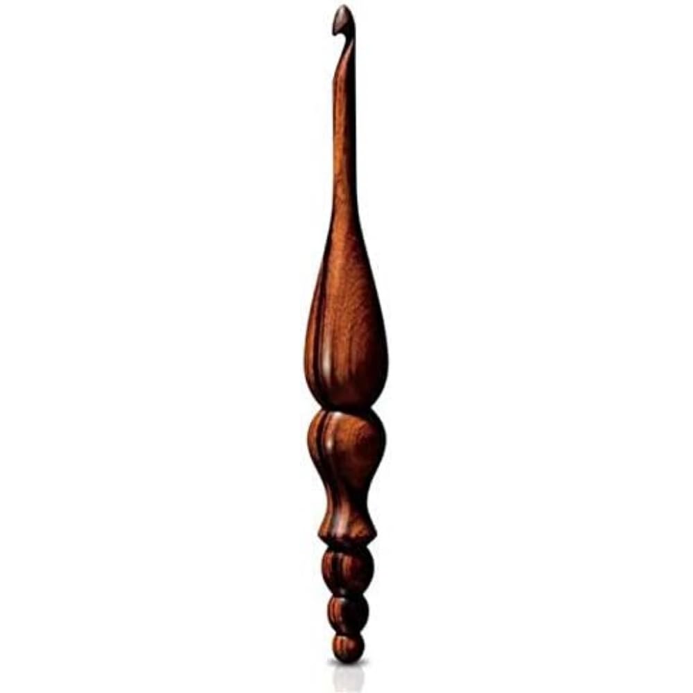 Furls Crochet Hook, Wood, Rosewood, 9mm — image 1