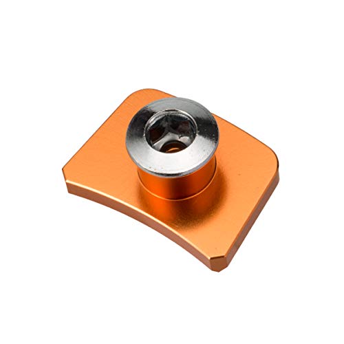 EASTERN POWER MTB Chainring Bolts&Nuts, Bicycle CNC Anodized Orange Chain Wheel Crankset Double/Single Chainring Bolt, 4 Pcs - Thumbnail 2