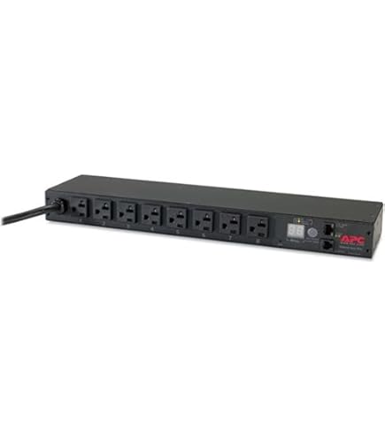 Amazon.com: APC Rack PDU, Metered, 1U, 15A, 100/120V, (8) 5-15