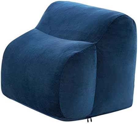 TGDY Leg Rest Pillow Comfort Therapy, Highly Elastic Pearl Cotton Pillow Leg Rest Support, Foot Rest Cushion Ergonomic Waist Pillow Pillow For Pregnancy Mom & Side Sleepers,Blue,35X32X32CM [Energy Class A]