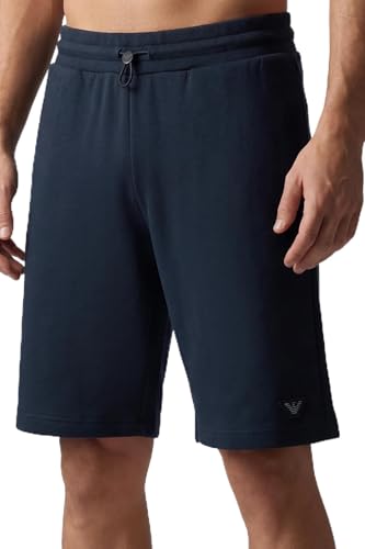 Emporio Armani Bermuda Short Pantalones Deportivos, Azul Armani, S para Hombre