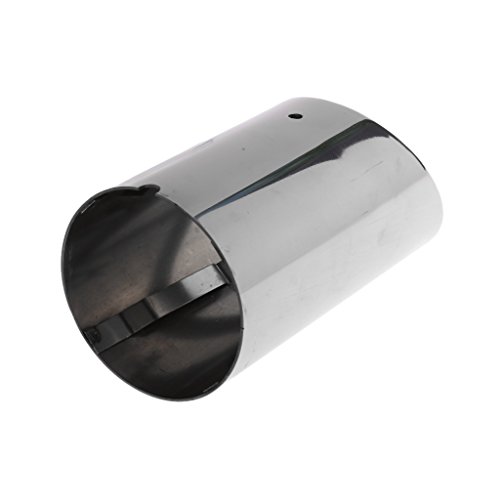Itlovely 2xStainless Steel Exhaust Muffler Pipe for VW Volkswagen Jetta MK6 Golf 6 Golf 7