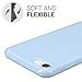 kwmobile Case Compatible with Apple iPhone SE (2022) / iPhone SE (2020) / iPhone 8 / iPhone 7 Case - Protective Slim TPU Phone Cover - Soft Matte Finish - Light Blue Matte