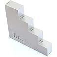 YUSHI Tipsy Step Calibration Block 1018 Carbon Steel 1.0, 2.0, 3.0, 4.0" and 1.5", 2.5", 3.5",4.5" for Thickness and linearity Calibration in UT