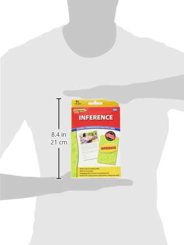 Edupress Reading Comprehension Practice Cards, Inference, Yellow Level (EP62990)