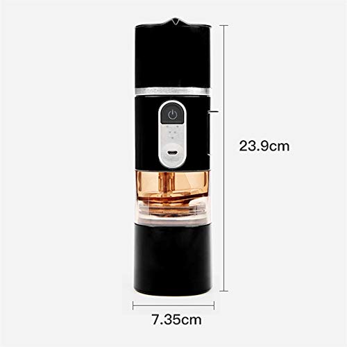 Huangwanru Kaffeemühle Haushaltskaffeebohne Grinder USB Charging elektrische Kaffeemühle Tragbare einfache Reinigung mit… – Bild 4