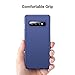 TORRAS Slim Fit Galaxy S10 Plus Case, Hard Plastic Ultra Thin Phone Cover Case with Matte Finish Grip Compatible with Samsung Galaxy S10 Plus, Navy Blue
