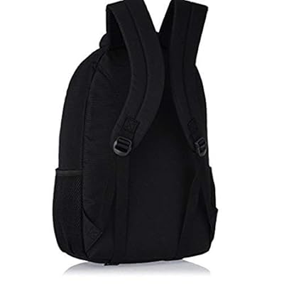 MONCI Polyester 15 L Blue School Bag with Laptop Compartment (Black)