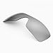 Walleva Titanium Mirror Coated Polarized Replacement Lenses for Oakley Batwolf (OO9101 Series) Sunglasses