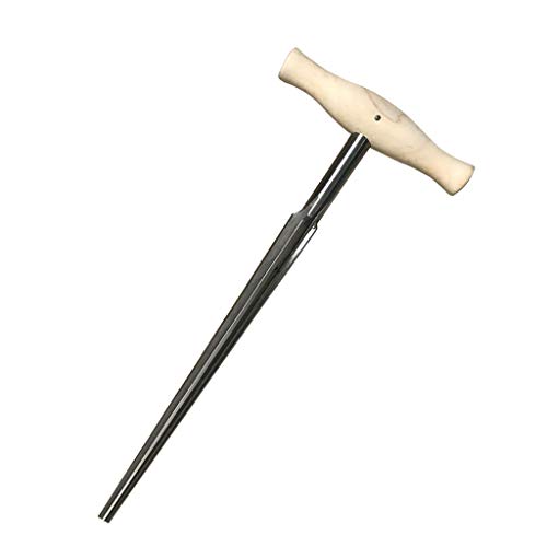 image for kesoto Violin Cello Straight Hole Reamer Wood Handle Flute Peg Reamer 