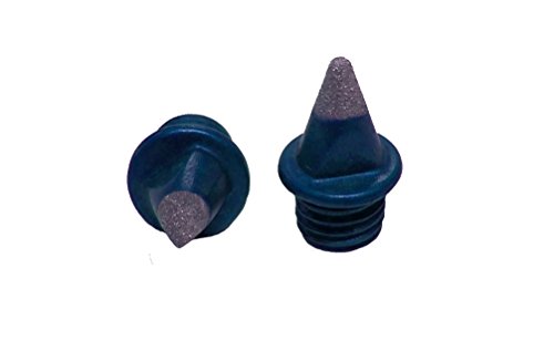 ALC Nano-Grip 'Sprint' Track Spikes Replacement/Upgrade Track Spikes (20 Pack), 1/4" (7mm), Blue