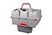 Plano PLAM80700 Kayak V-Crate Tackle Box and Bait Storage, Premium Tackle Storage, Grey/Red, One Size