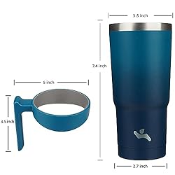 Konokyo 20 oz Tumbler with Handle and 2 Straw 2