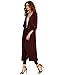 Verdusa Women's Long Sleeve Wrap Trench Coat Belted Lightweight Duster Coat