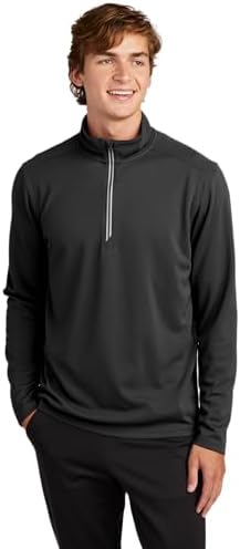 SPORT-TEK Unisex Sport-Wick Textured Quarter Zip Pullover | Casual