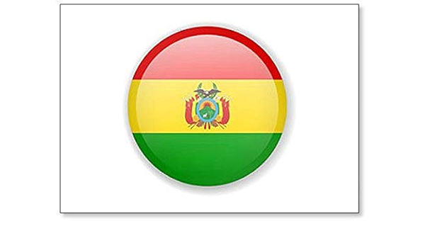 Imán para nevera con diseño de bandera de Bolivia : Amazon.es ...