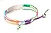 JF.JEWELRY Medical ID Alert Bracelet Kids Multicolor Nylon Rope Hand Braided Bracelet,Custom Engraving