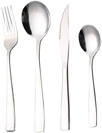 100 品質保証 車 バイク Bestonzon B07qkb5hhk 新作製品 世界最高品質人気 ホーム キッチン 洋皿 プレート ダイニング食器セットステンレス鋼ディナーセット食器カトラリーセットディナークラシックナイフフォークスプーン4本 セット2セット パック 正規品送料無料