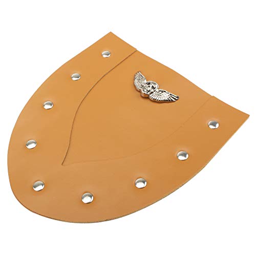 Skull Front Motorcycle Fender Mud Flap Vintage Leather Mudguard Cover For Sportster XL883 Iron 883 Softail Dyna - Thumbnail 2