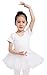 Dancina Girls Skirted Leotard Sparkle Short Sleeve Tutu Ballet Dress Front Lined