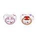 NUK Orthodontic Pacifiers, Girl, 0-6 Months, 2-Pack