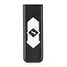 Angelduck Electronic Rechargeable Cigarette Lighter,Grocery House Touch Ignition Lighter, USB Double Sided Lighter, Windproof Plasma Lighter for Candle, Cigarette Power Indicator Flameless (Black2)