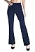 Yogipace, Belt Loops, Women’s Petite/Regular/Tall Dress Pant Bootcut Yoga Work Pants Slacks Trousers Back Pockets Office Commute Travel, 31″, Navy Blue, Size Lthumb 2