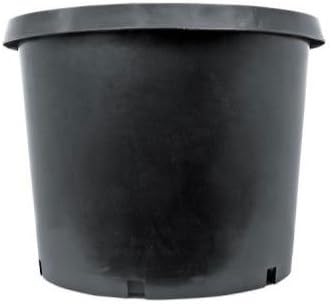 Pot, Round, Nursery, 1 Gallon, Black Plastic , Half Dozen