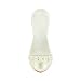Simulated Pearl Crystal Shoe Cell Phone Holder Large, White