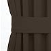 Aquazolax French Door Curtains Window Treatment - Solid Blackout Room Darkening Small Rod Pocket Curtains Kitchen Doorway Window Coverings - 54