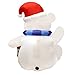 Joiedomi 4 ft Christmas Inflatable Polar Bear with Gift Decoration, Blow Up Polar Bear with Build-in LEDs for Xmas Yard Decoration Holiday Indoor Outdoor Garden Lawn Party Favor Holiday Supplies Décor