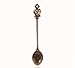 Housweety 20pcs Copper Tone Crown Spoon Tableware Charm Pendants 5.9x1.2cm(2 3/8