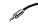 Monoprice Audio Cable - 6 Feet - Black | 3.5mm Male Plug to 3.5mm Female Jack Extension Cable for Mobile, Gold Plated
