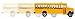 Toysmith Pull-Back School Bus (5-Inch)